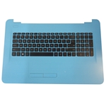 HP 17-X 17-Y Powder Blue Palmrest w/ Keyboard & Touchpad 908041-001