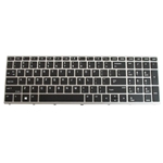 Keyboard w/ Silver Frame for HP ProBook 430 G5 450 G5 455 G5 470 G5