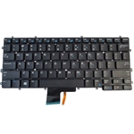 Backlit Keyboard for Dell Latitude 7370 Laptops - Replaces KTYW0