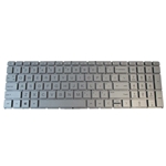Silver Backlit Keyboard for HP 15-DA 15T-DA 15-DB 15T-DB Laptops