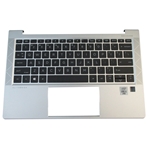 HP EliteBook 735 G7 830 G7 Silver Palmrest w/ Non-Backlit Keyboard