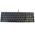 Backlit Keyboard w/ Silver Frame for HP ProBook 450 G5 455 G5 470 G5