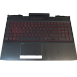 HP Omen 15-DC 15T-DC Palmrest w/ Backlit Keyboard Touchpad L24369-001