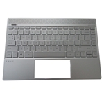 HP Envy 13-AH 13T-AH Silver Palmrest w/ Backlit Keyboard L19542-001