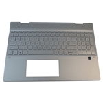 HP ENVY 15-DR 15T-DR Palmrest w/ Backlit Keyboard L53815-001