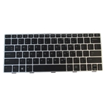 Silver Backlit Keyboard for HP EliteBook 810 G1 810 G2 - No Pointer