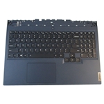 Lenovo Legion 5-15ACH6 Palmrest w/ White Backlit Keyboard 5CB1C93064