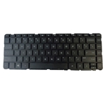 US Black Notebook Keyboard for HP Pavilion 14-N Laptops - No Frame