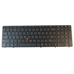 HP Elitebook 8560W 8570W Black Laptop Keyboard w/ Frame & Pointer