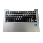 Asus X201E Laptop Silver Palmrest Keyboard & Touchpad