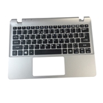 Acer Aspire E3-112 V3-112 Laptop Silver Upper Case Palmrest & Keyboard