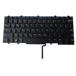 Docking Station Backlit Keyboard for Dell Latitude 13 (7350) Laptops