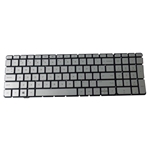 Silver Backlit Keyboard for HP ENVY M7-N Laptops