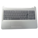 HP 15-AC 15-AF Silver Palmrest US Keyboard & Touchpad 813975-001