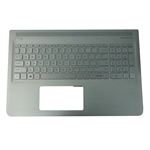 Genuine HP ENVY 15-AS Silver Palmrest w/ Backlit Keyboard 857799-001