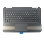 HP Pavilion 14-AL Palmrest Touchpad & Backlit Keyboard 856190-001