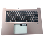 Acer Swift 3 SF314-52 Pink Upper Case Palmrest & Keyboard 6B.GQRN5.001